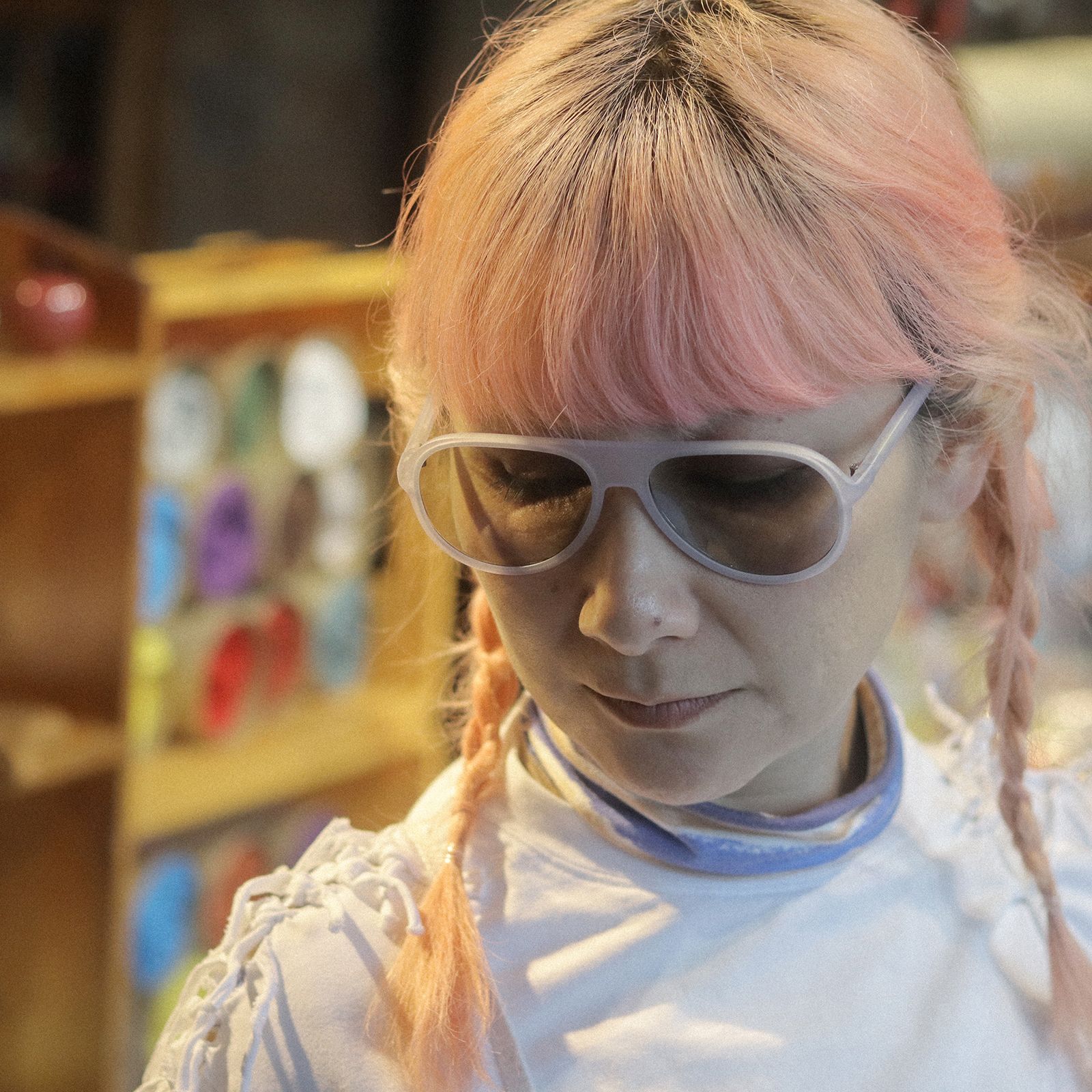 「Robyn」POLYFONIA STUDIO Session "Carole Baijings  Ciqi" Sunglasses LilacMist x Light Gray Lens
