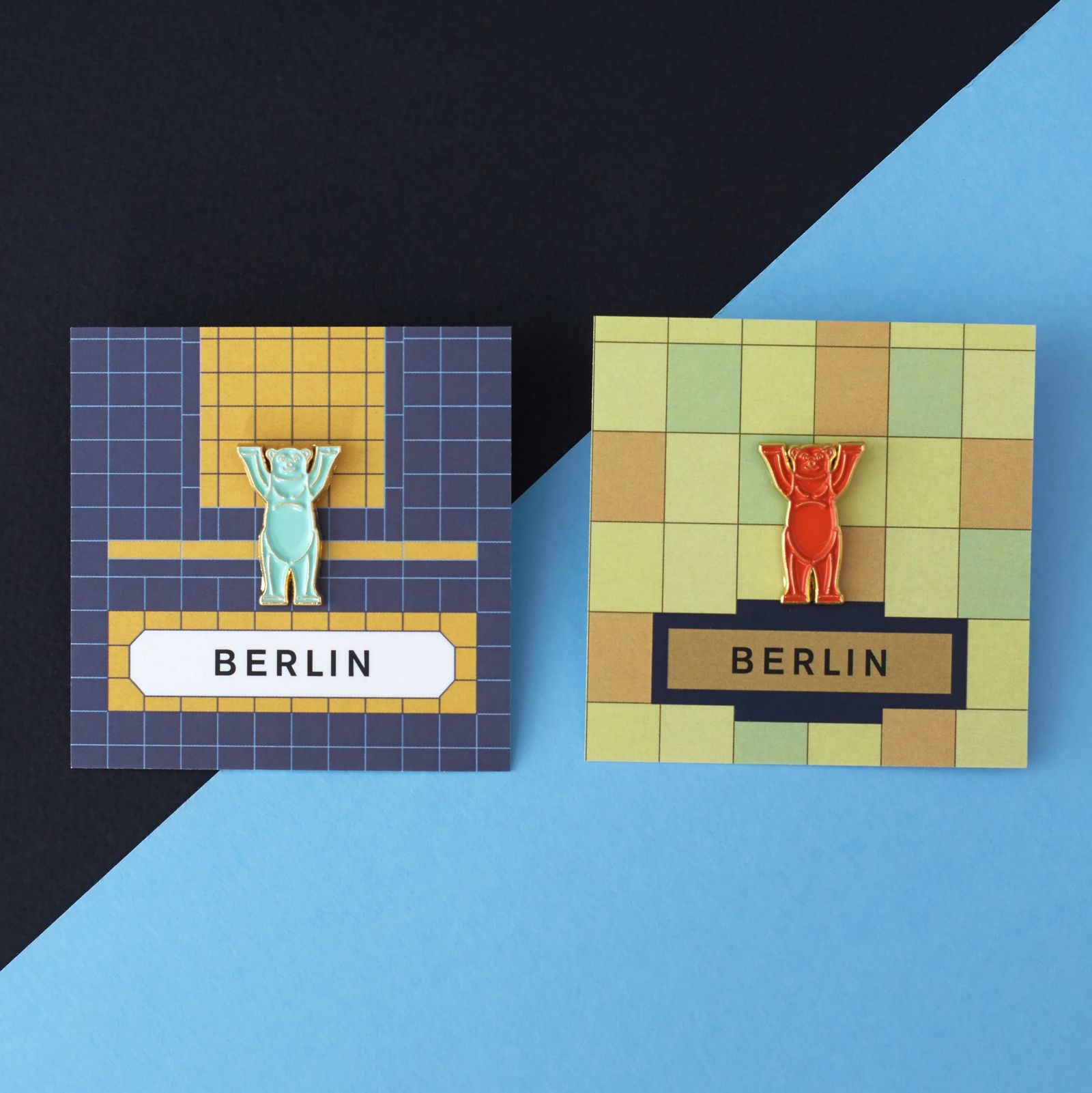 「Bear Blue」ピンズ ベルリンコレクション