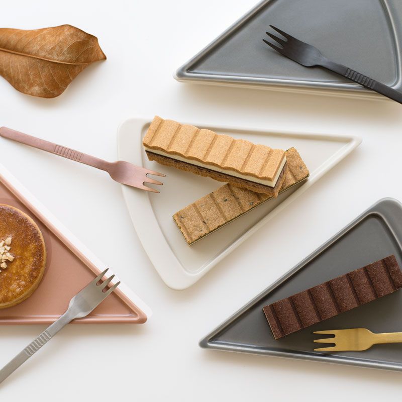 「SHORT CAKE PLATE」ライトブラウン