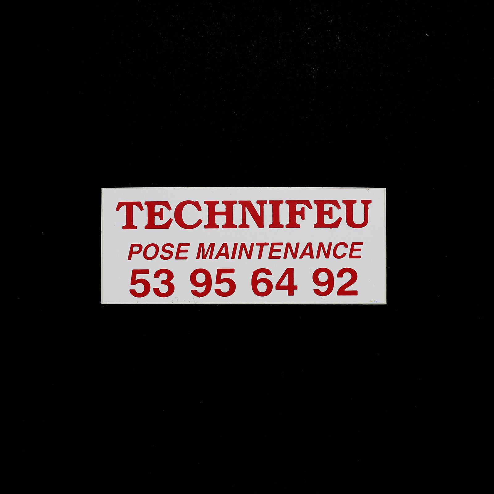 「TECHNIFEU」ヴィンテージステッカー ヨーロッパ