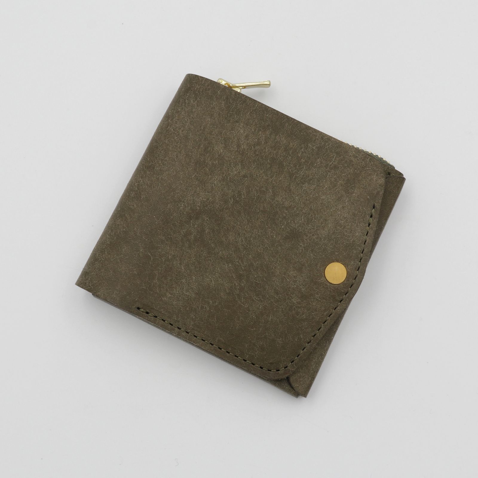 「小さく薄い財布SAKU ver.3 Pueblo」grigio