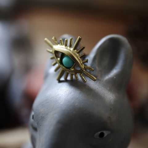 「Rock eye pierce」ピアス ブルーアイ