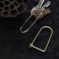 「SINGLE LINE KEYRING」キーリング ゴールド