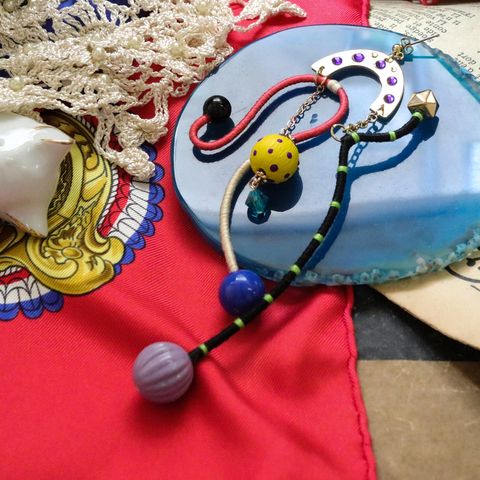 「Funambule」ピアス（片耳）【CIRQUE de sachikoism】