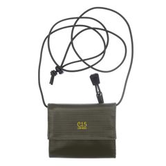 「C15 Mini Wallet」ショルダーウォレットS オリーブ