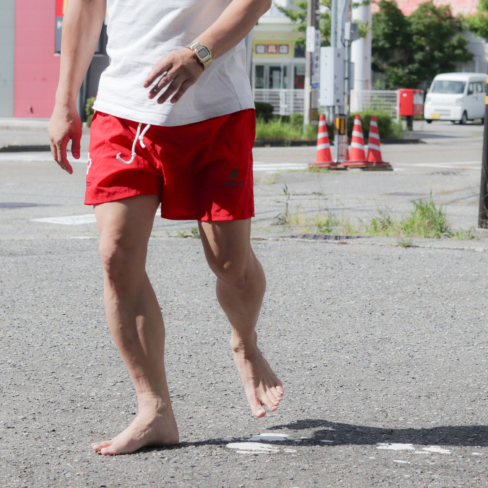 「レッドクロス スイミング ショーツ」デッドストック スペイン