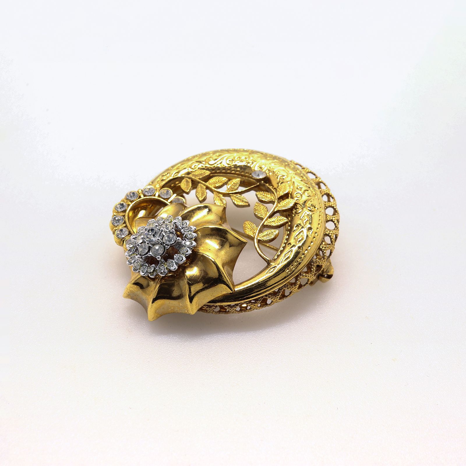 「ロイヤルフローラル」ブローチ ヨーロッパ