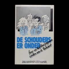「DE SCHOUDERS ER ONDER」ヴィンテージステッカー ヨーロッパ