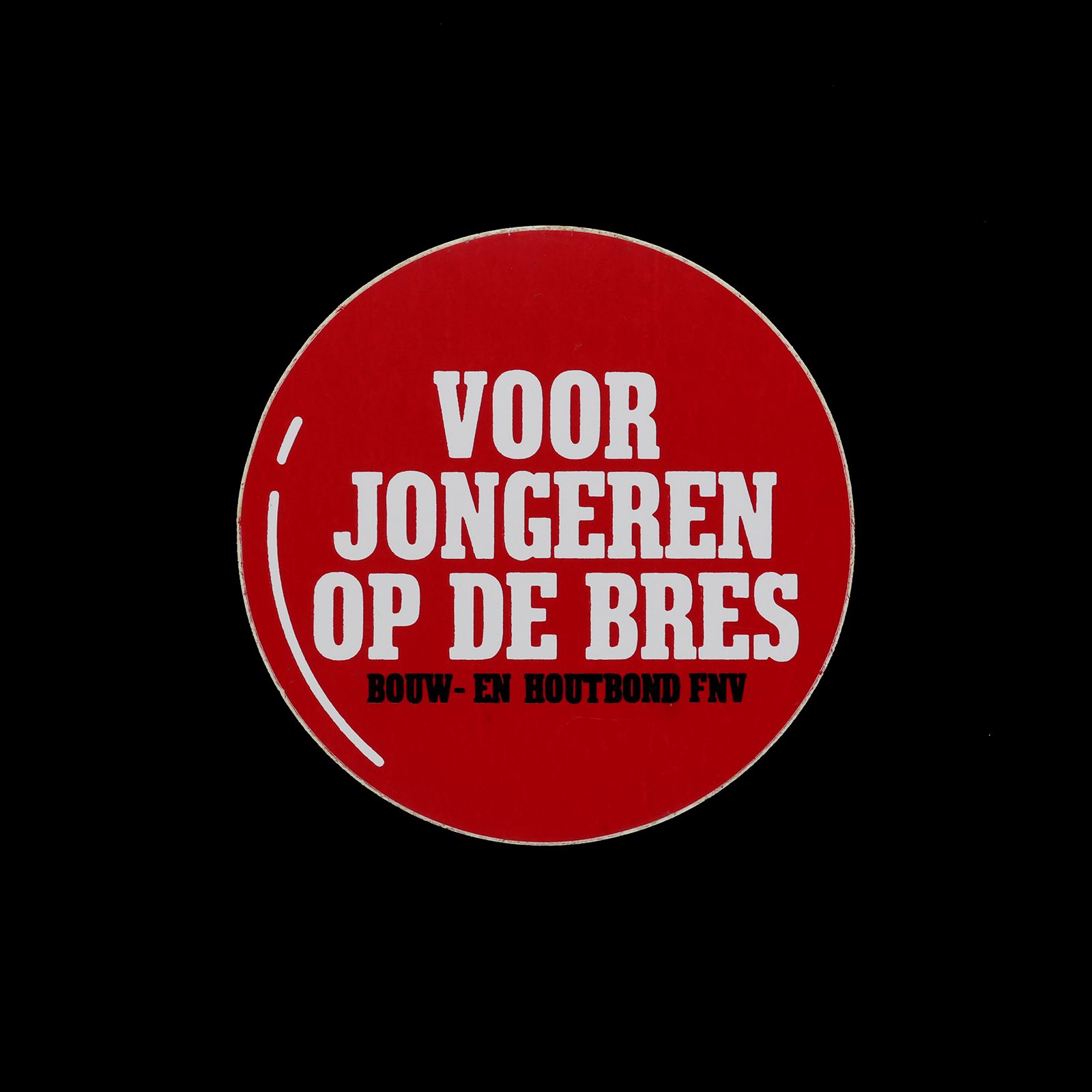 「BOUW-EN HOUTBOND FNV」ヴィンテージステッカー ヨーロッパ