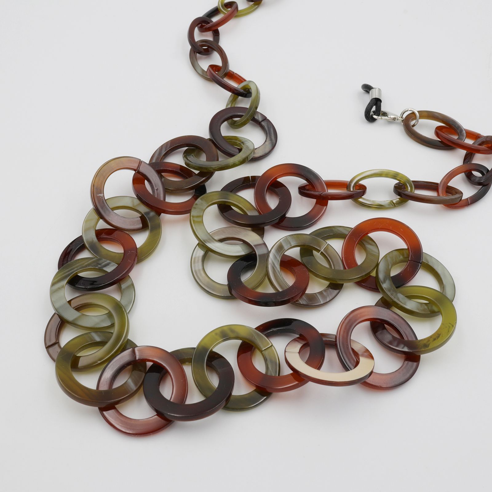 「Chunky Chain」グラスチェーン earthy mix