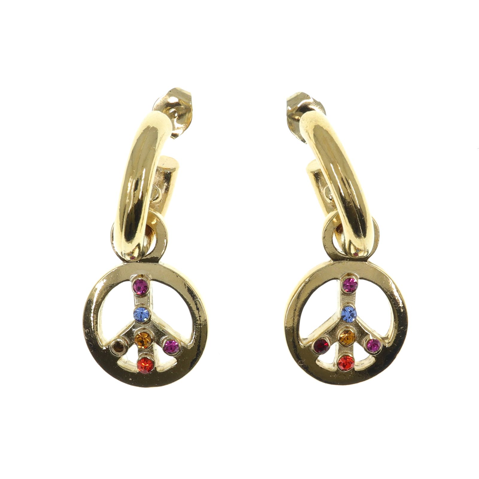 「70s メタルフープピース」ピアス フランス Jacky de G