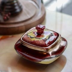 蓋つきポット FATLAVA 西ドイツ 1960s