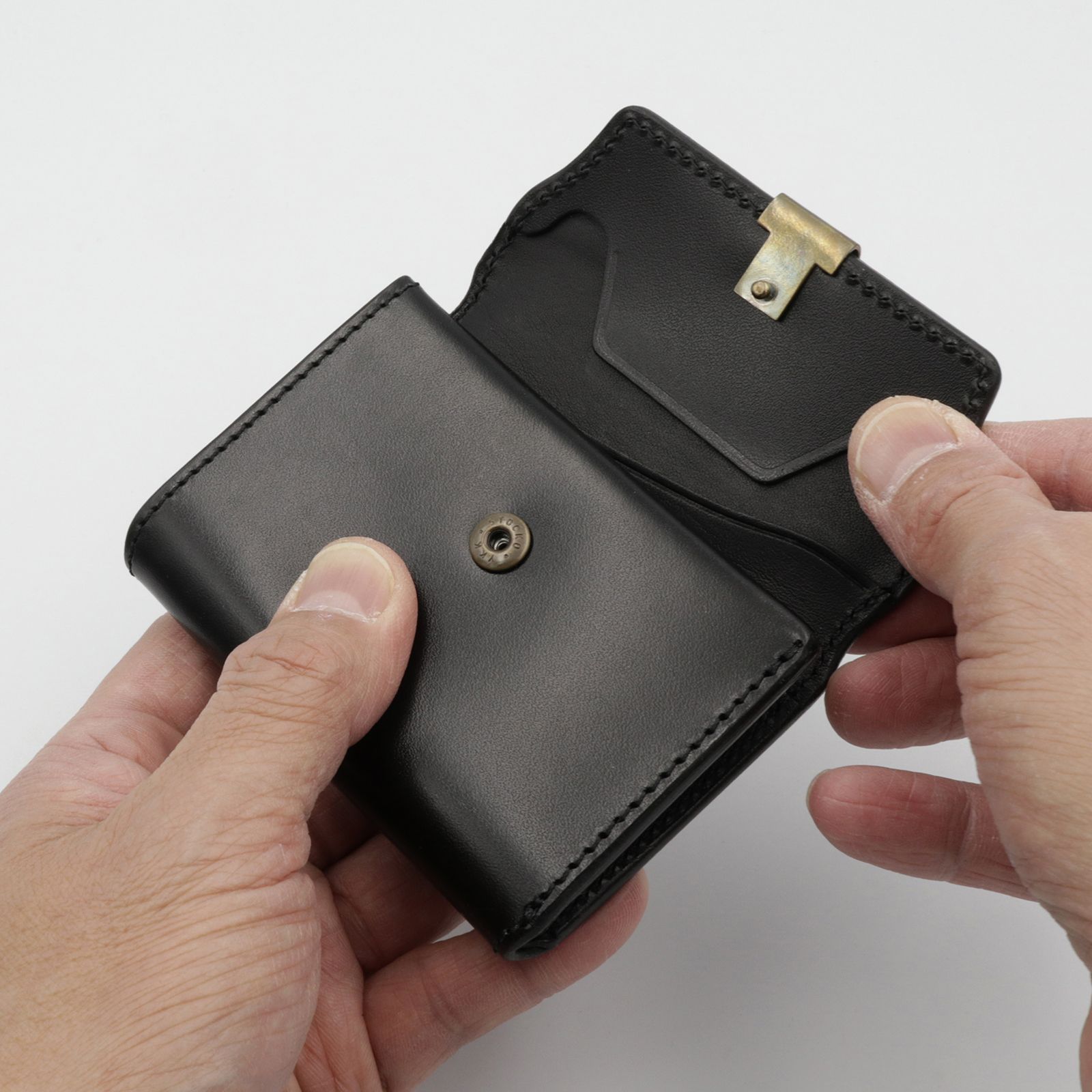 池之端銀革店 Dual サドルプルアップ コンパクトウォレット 池之端銀革店 - 【Dual】コンパクトウォレット サドルプルアップ