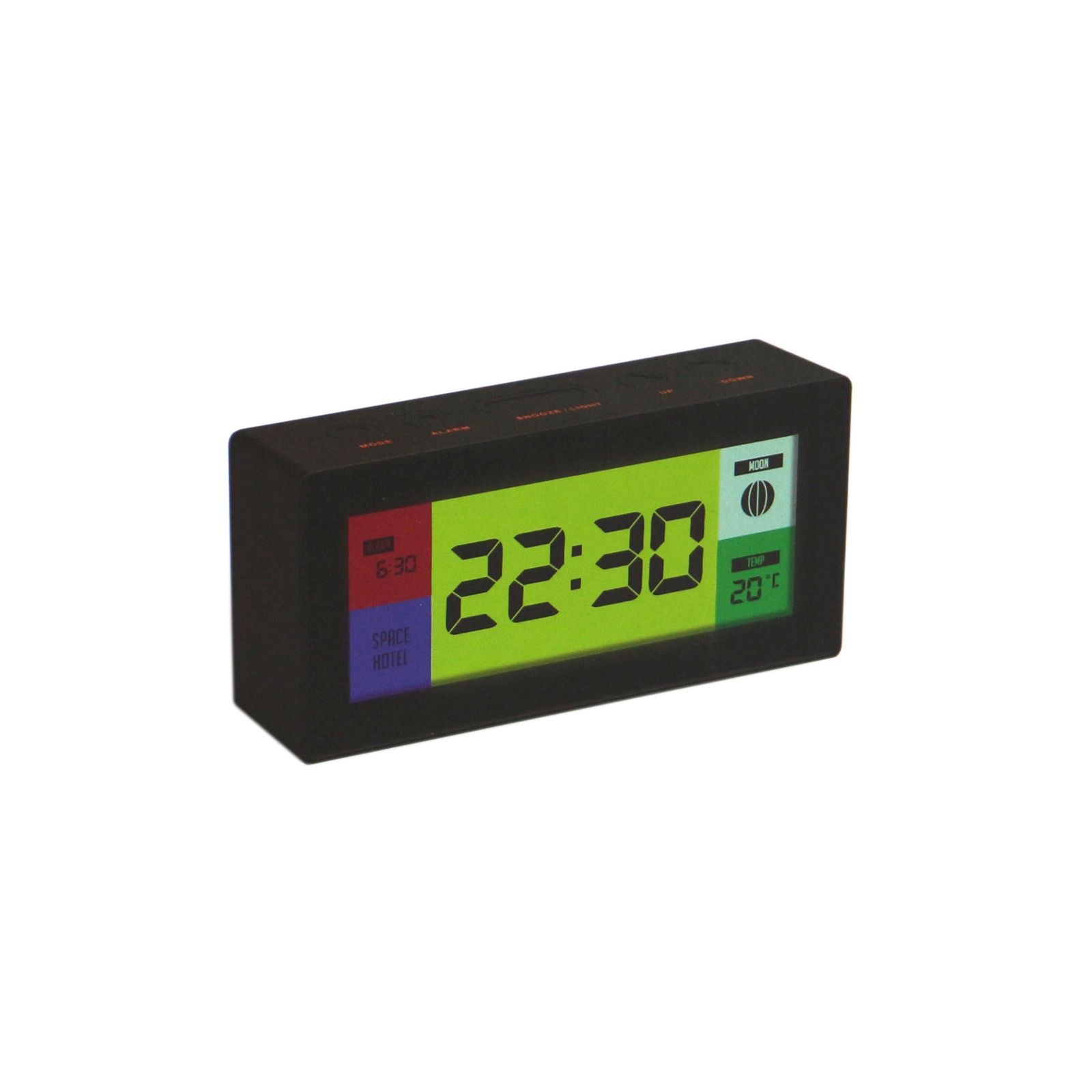 「Robot Alarm Clock "Black" SPACE HOTEL」多機能クロック イギリス