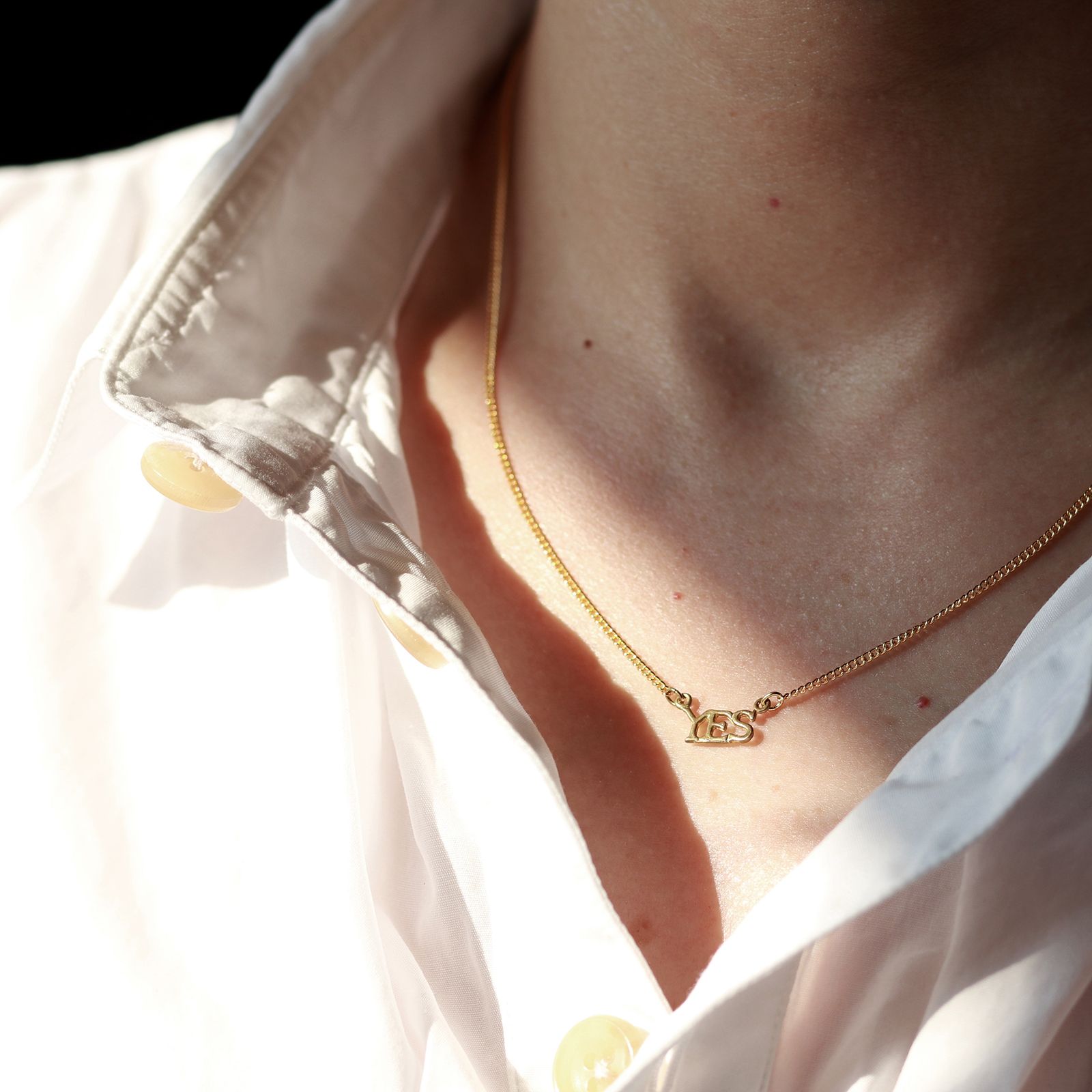 「YES_NO necklace」ネックレス