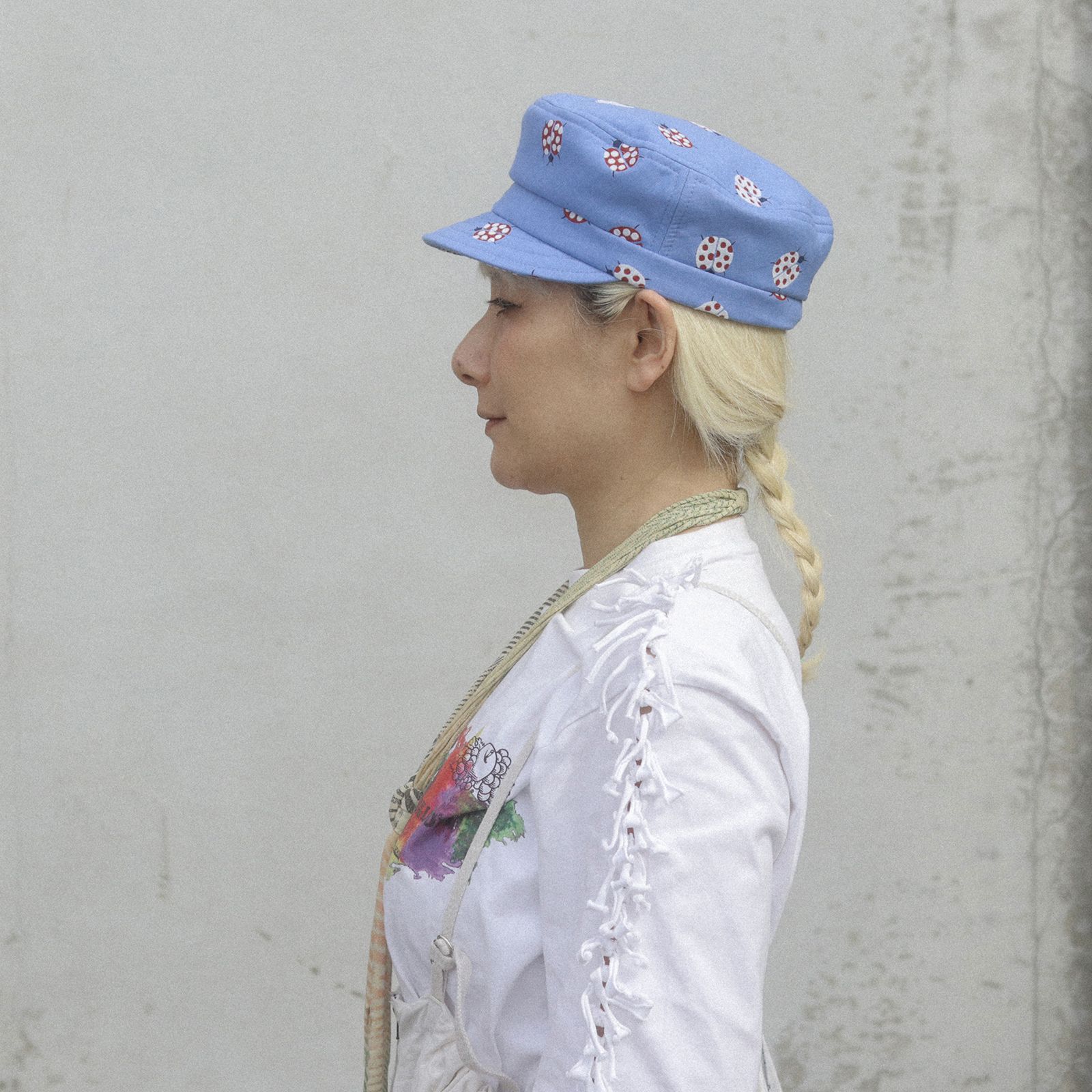 【送料無料対象外】レディバグプリントキャップ ゼニスブルー