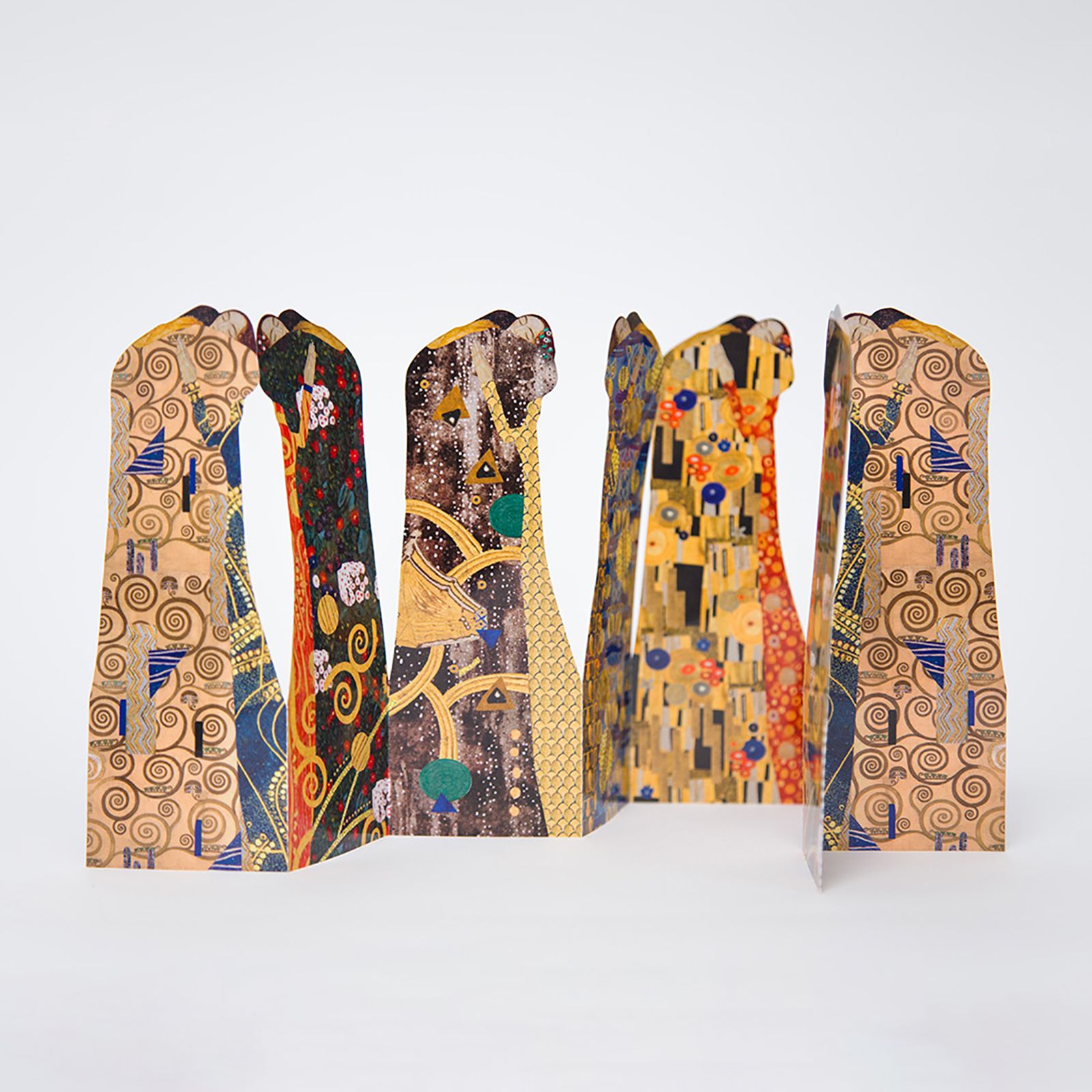 「5 BOOKMARKS "Klimt-Le Baiser"」ブックマーク MON PETIT ART フランス