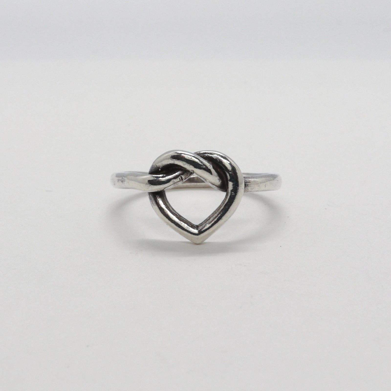 「ハートノット」リング silver925 ヨーロッパ