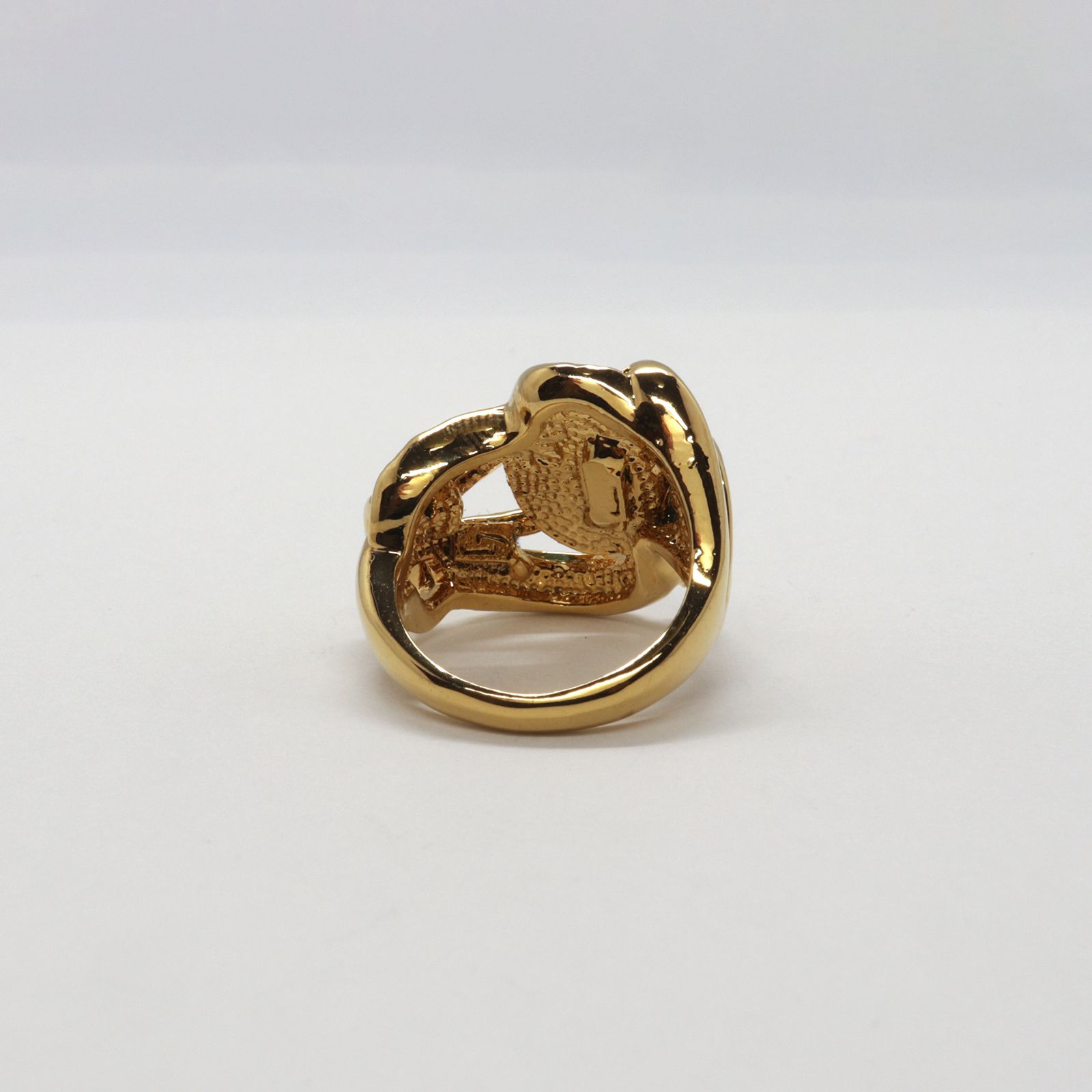 「エレガントターコイズ」デッドストックリング イギリス