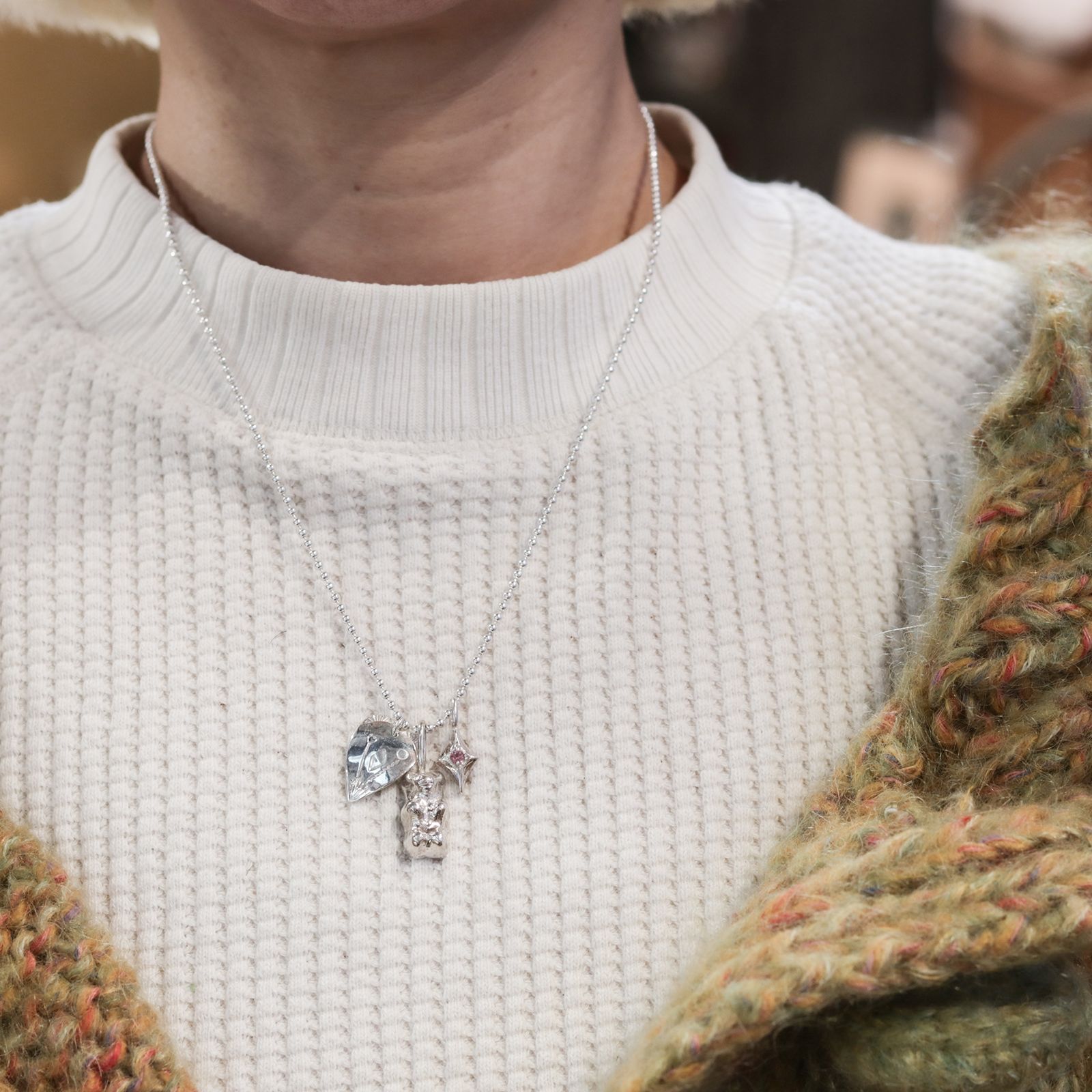 「BAER 3 CHARM NECKLACE」ネックレス