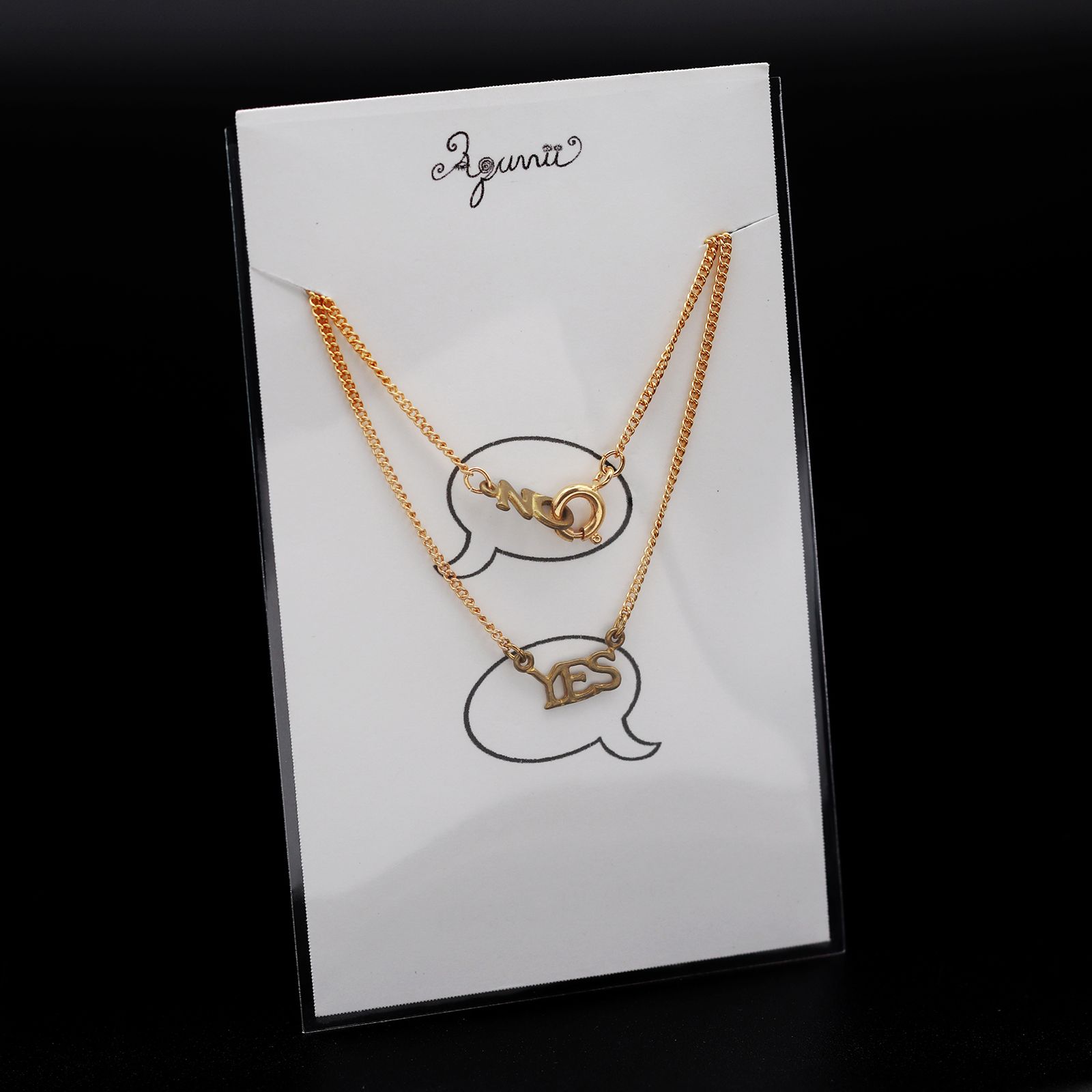 「YES_NO necklace」ネックレス