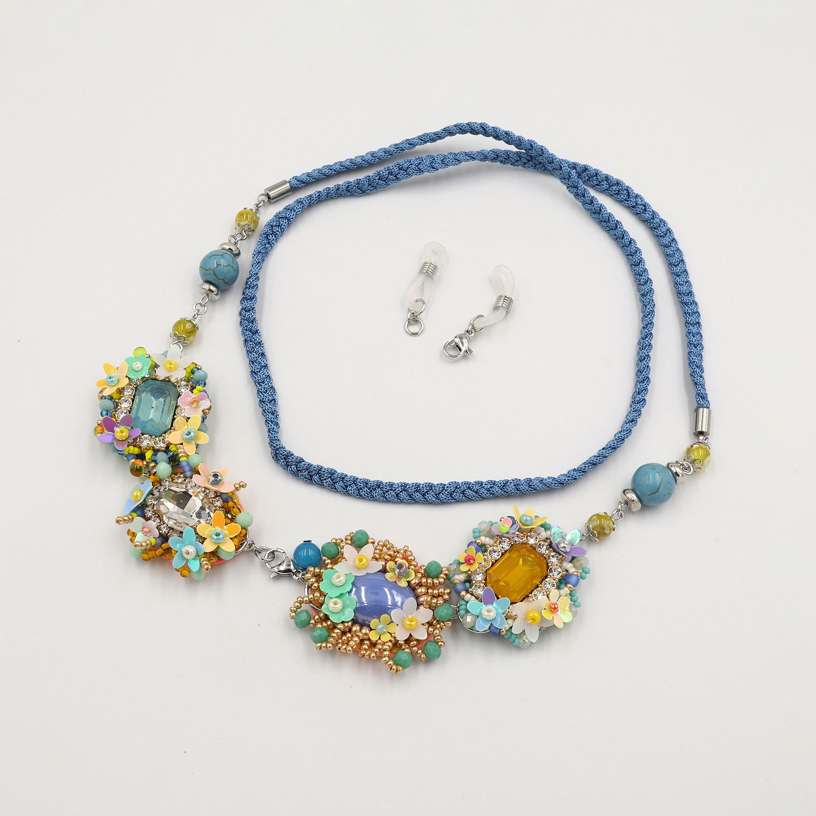 「tresor BIJOUX FLEUR」グラスチェーン/ネックレス
