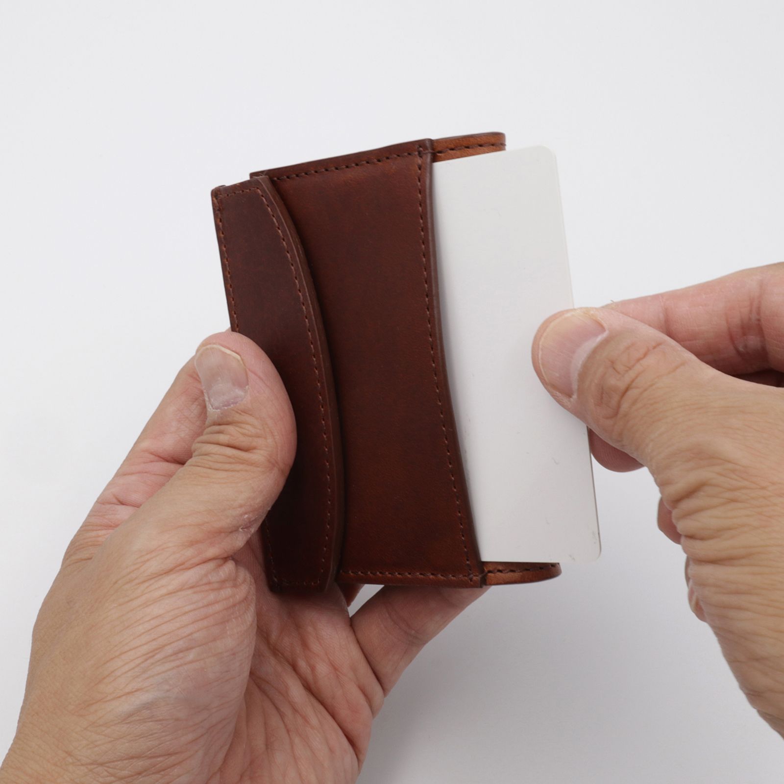 「FERMA COINCASE II」コインケース2ベーシック ブラウン