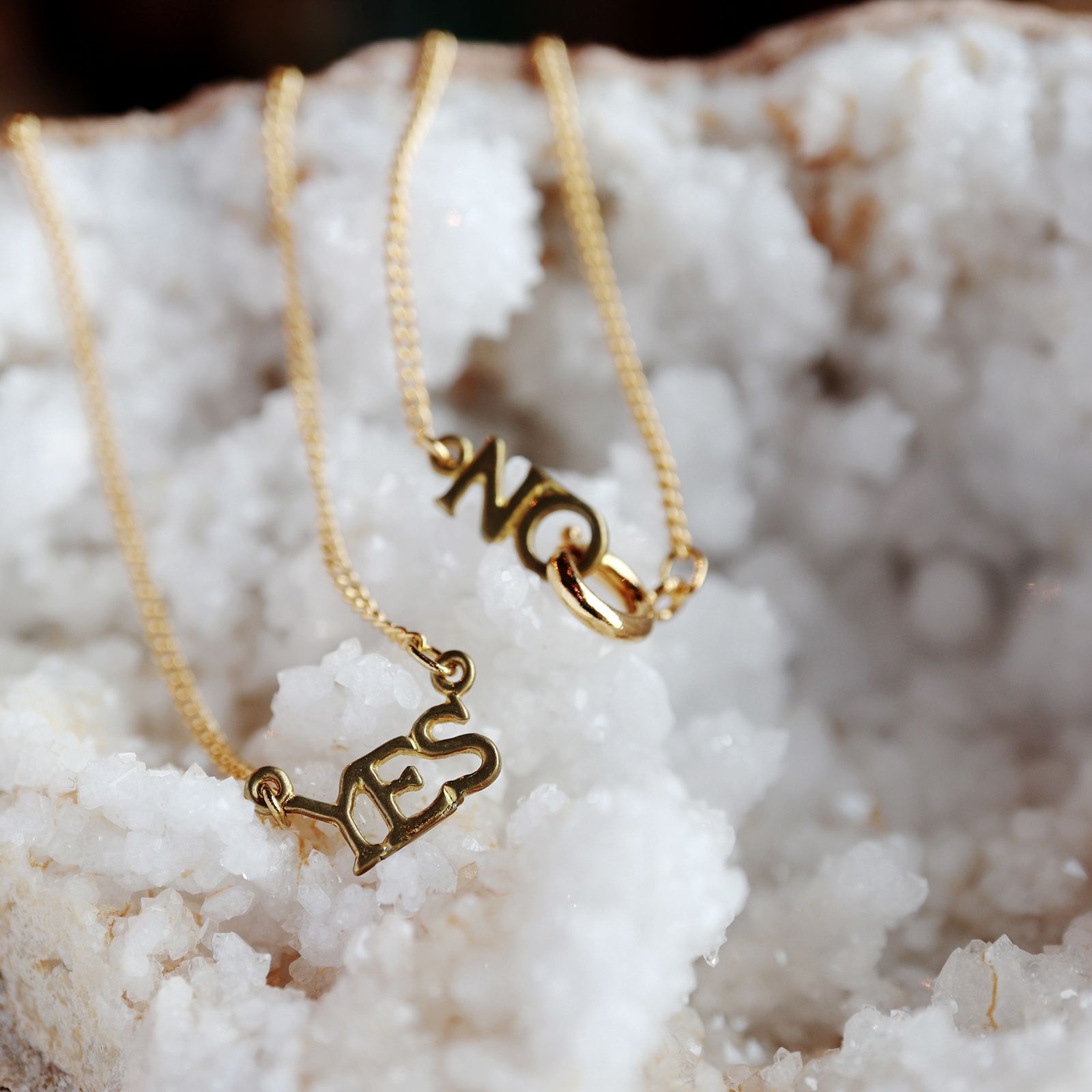 「YES_NO necklace」ネックレス