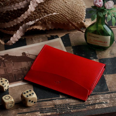 「FERMA MATI」 カードケース(名刺入れ) レッド