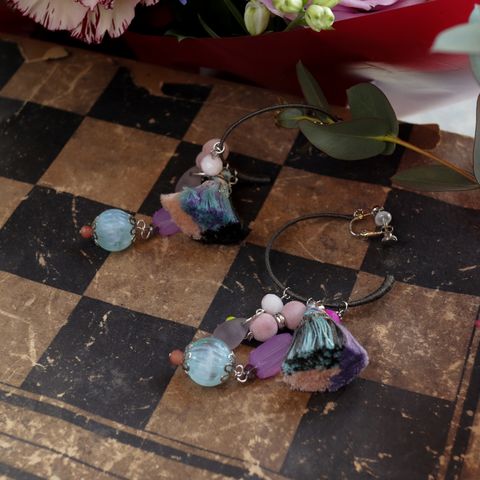 「Le conte de Pamellah フープL」イヤリング