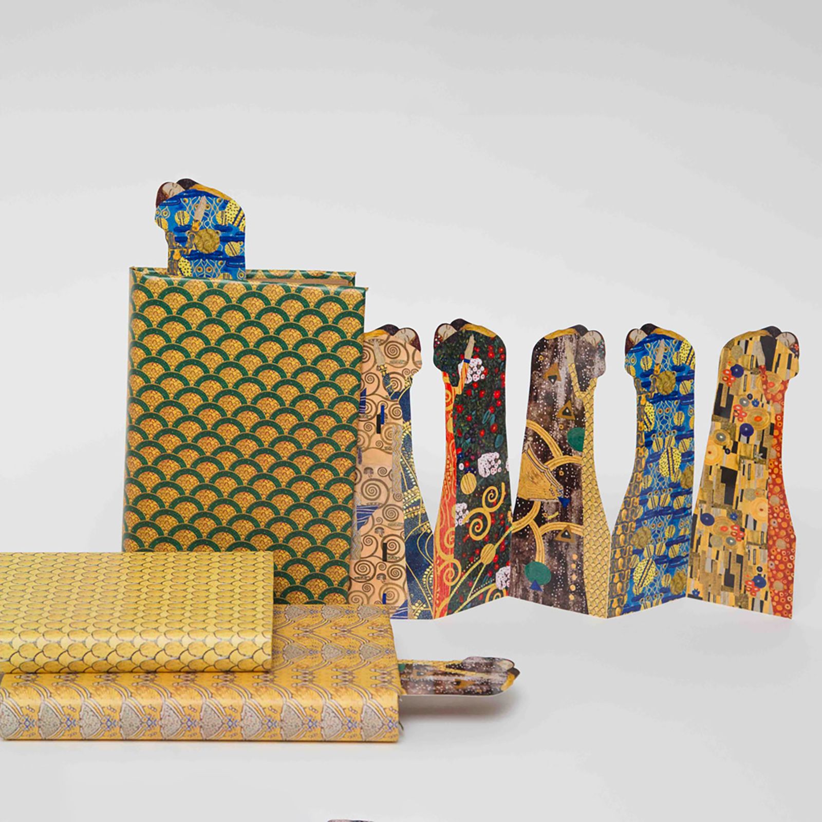 「5 BOOKMARKS "Klimt-Le Baiser"」ブックマーク MON PETIT ART フランス