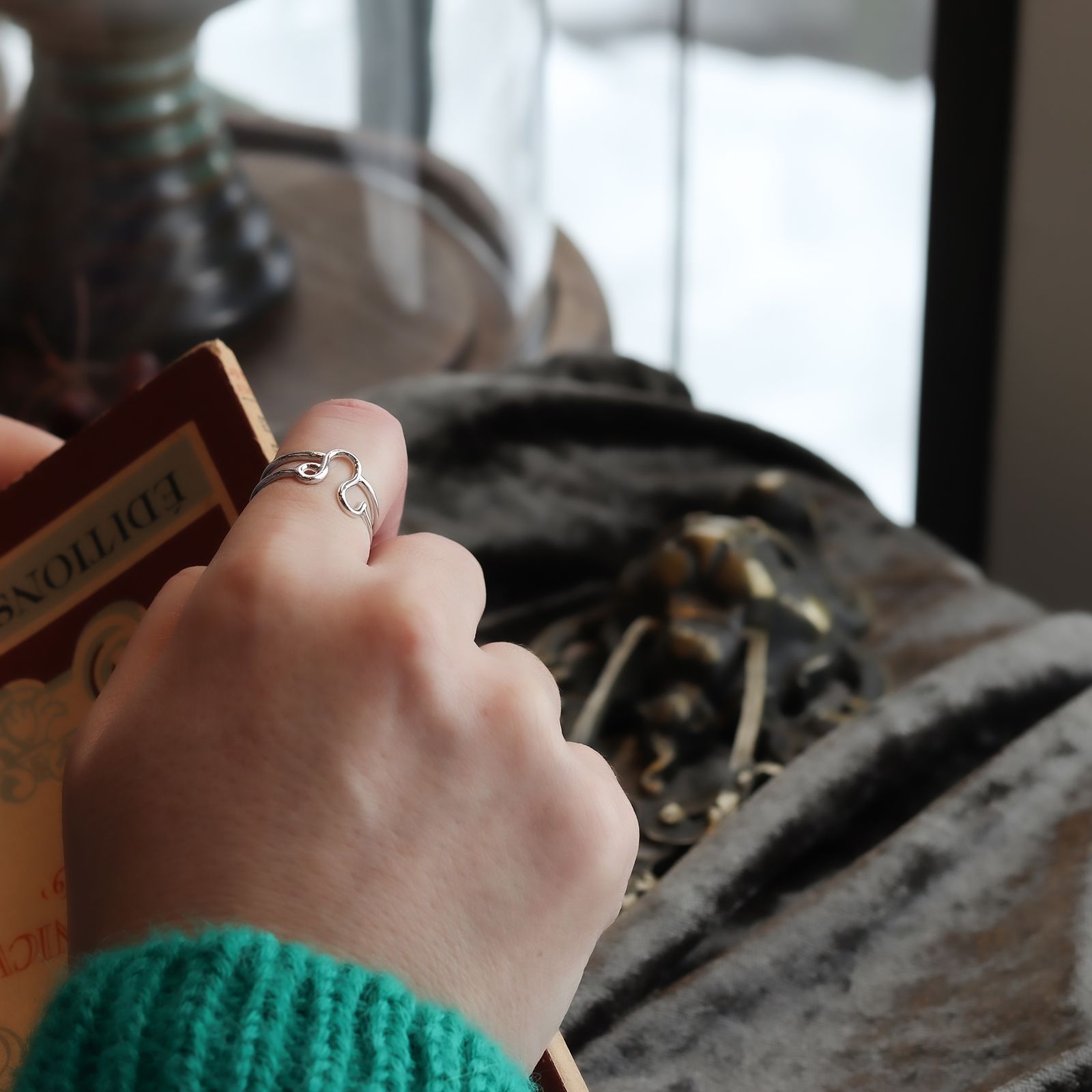 【Silver Jewel】horoscope ring Leo しし座 シルバー925
