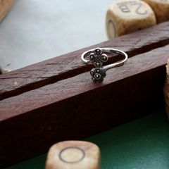 「マーカサイトフローラル」リング ヨーロッパ silver925