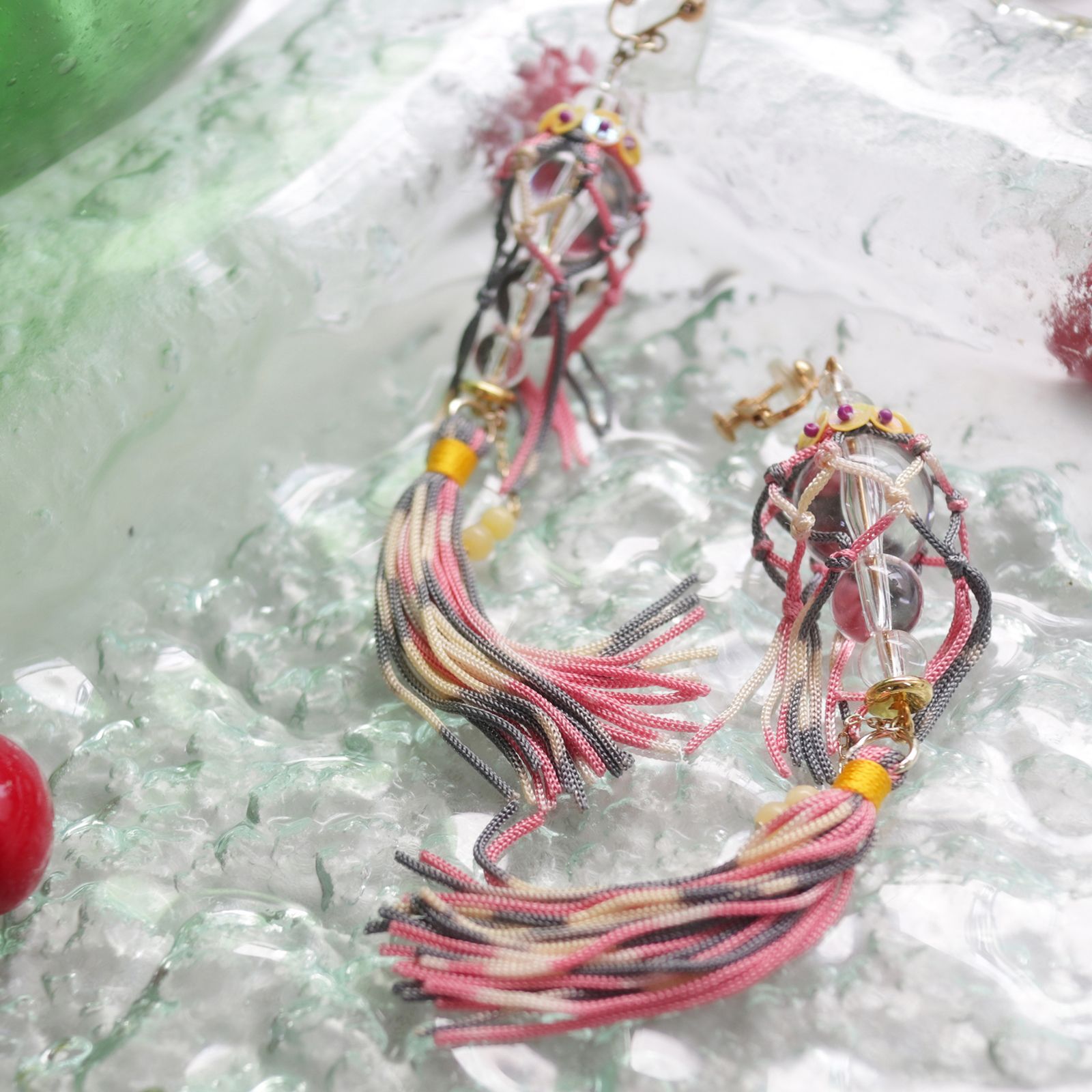 「Fete de l'eau Balise」イヤリング