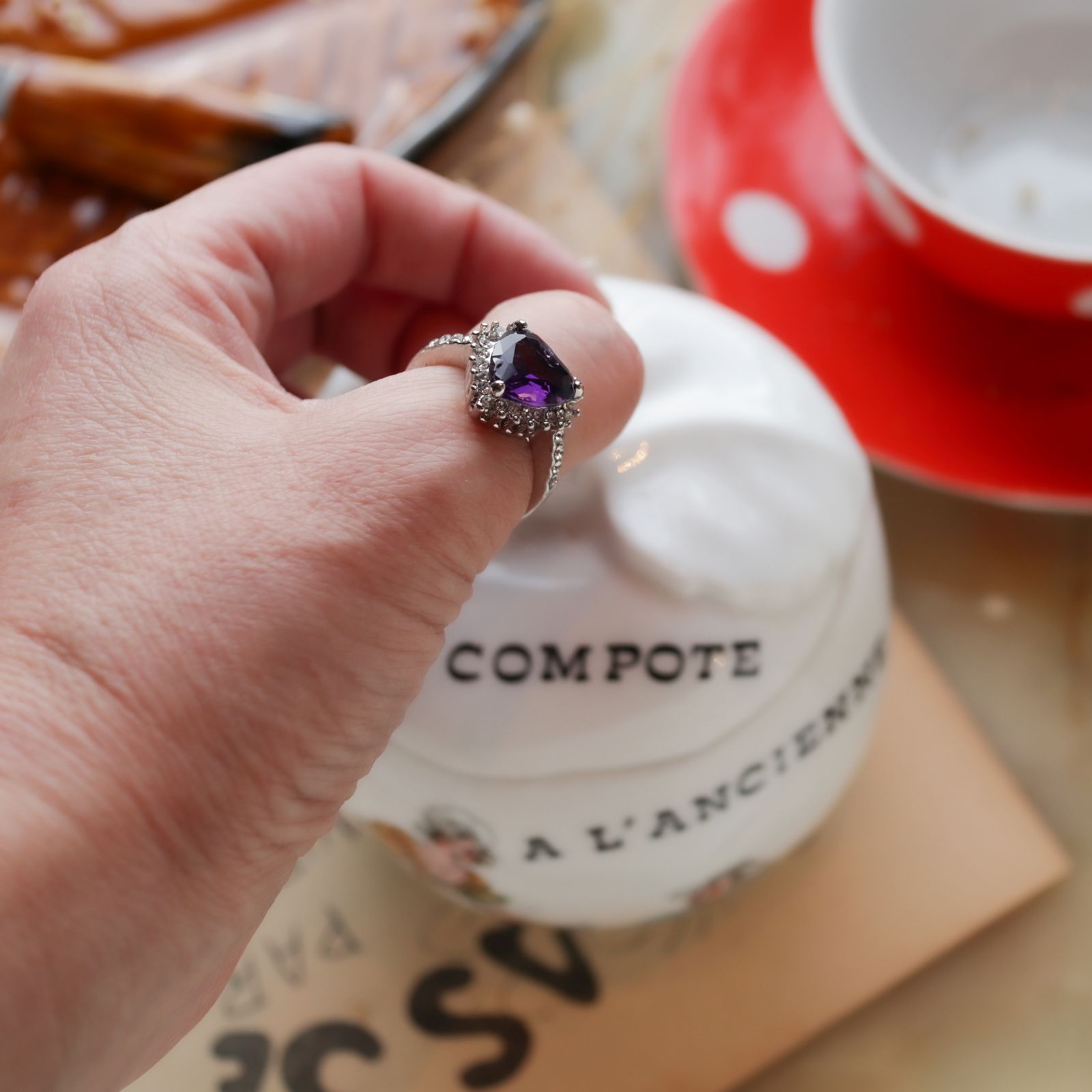 「ハートクラウン」デッドストックリング イギリス