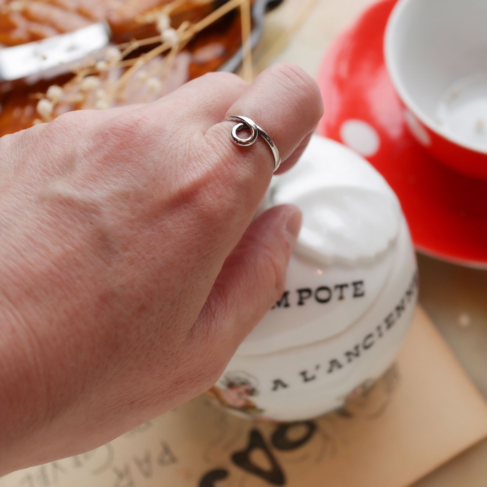 「ループライン」リング silver925 ヨーロッパ