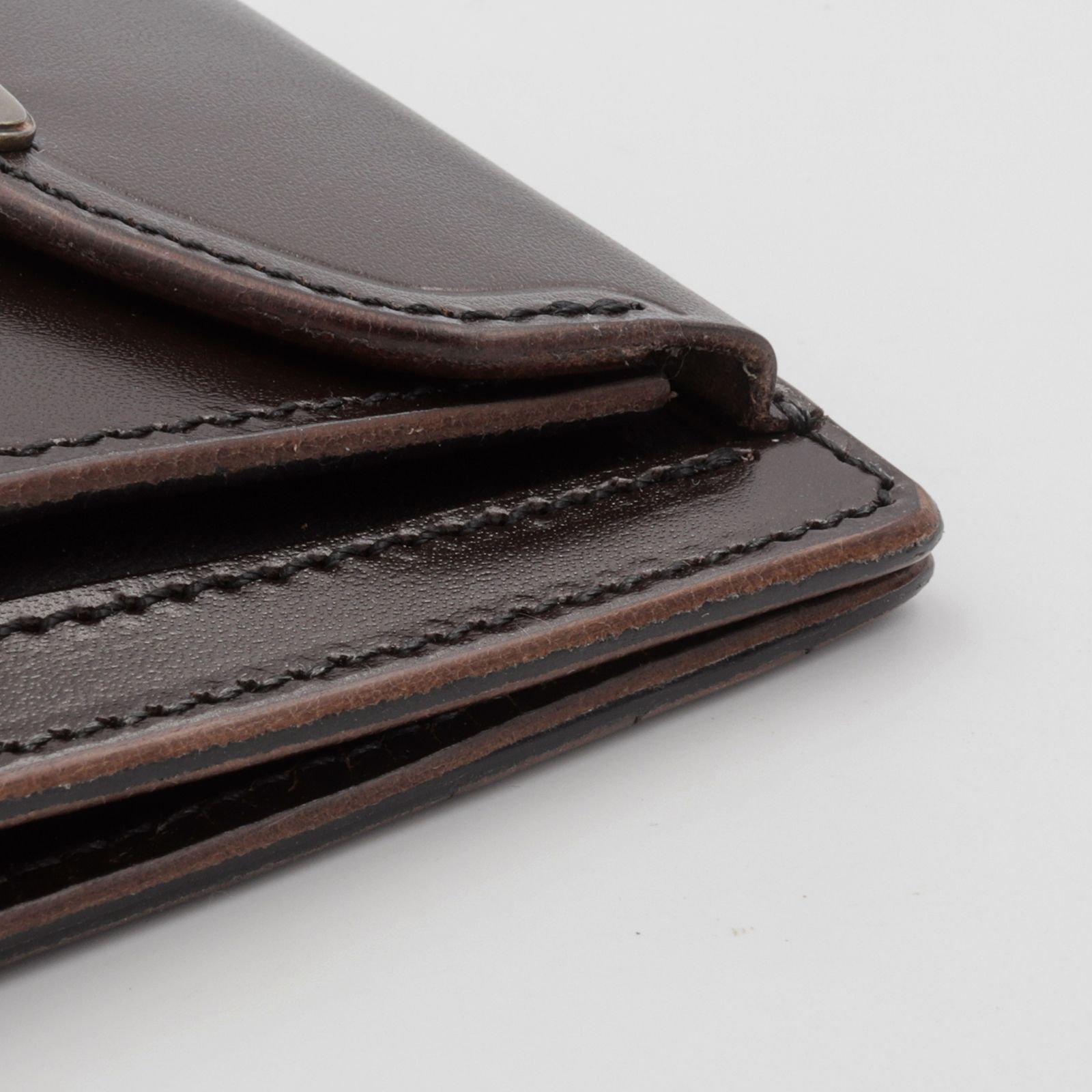 【Dual】スリムウォレット サドルプルアップ チョコ