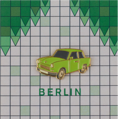 「Trabant Green」ピンズ ベルリンコレクション