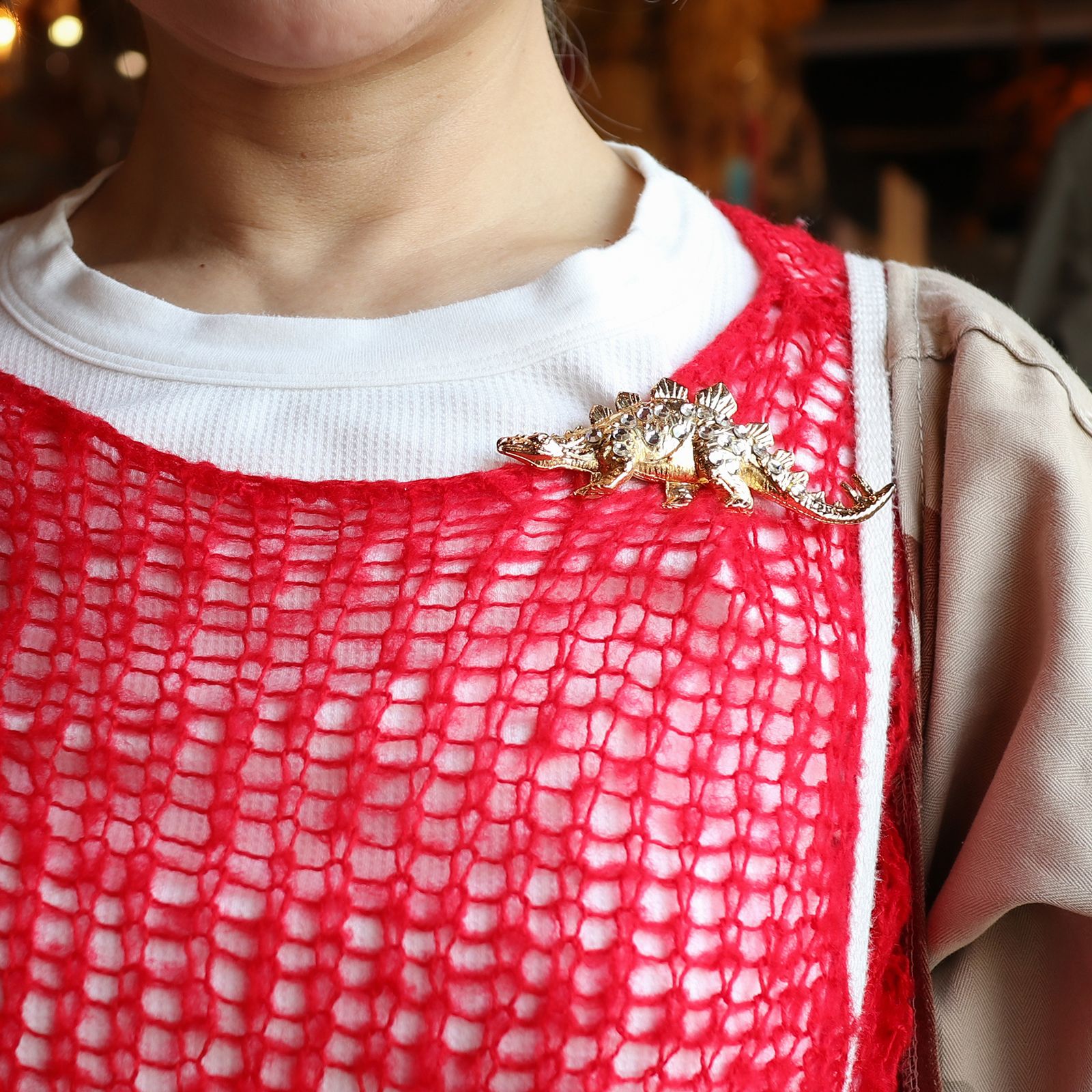 「クリスタルサウルス」ブローチ ヨーロッパ