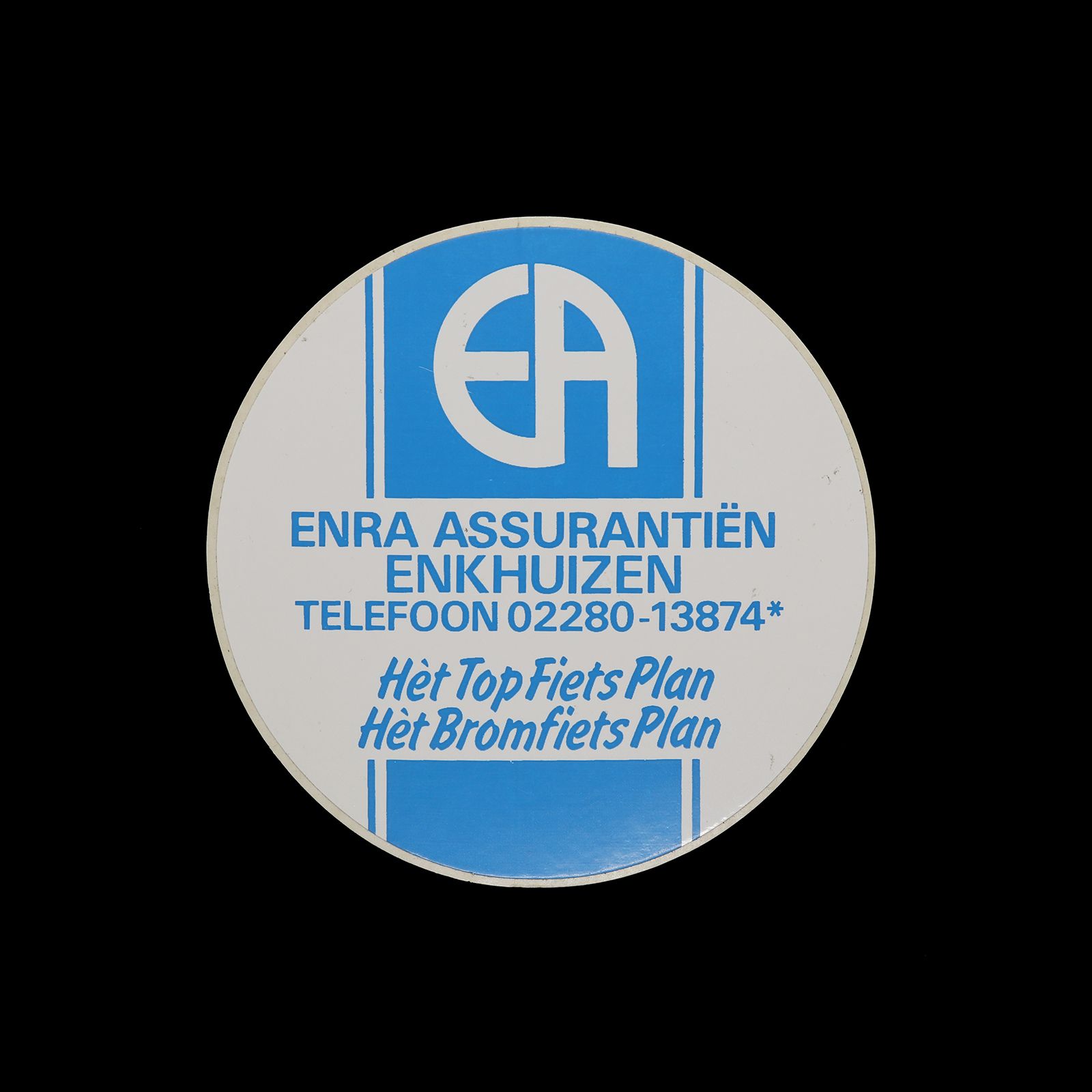 「ENRA ASSURANTIEN」ヴィンテージステッカー ヨーロッパ