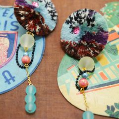 「TRIBO Beads」イヤリング