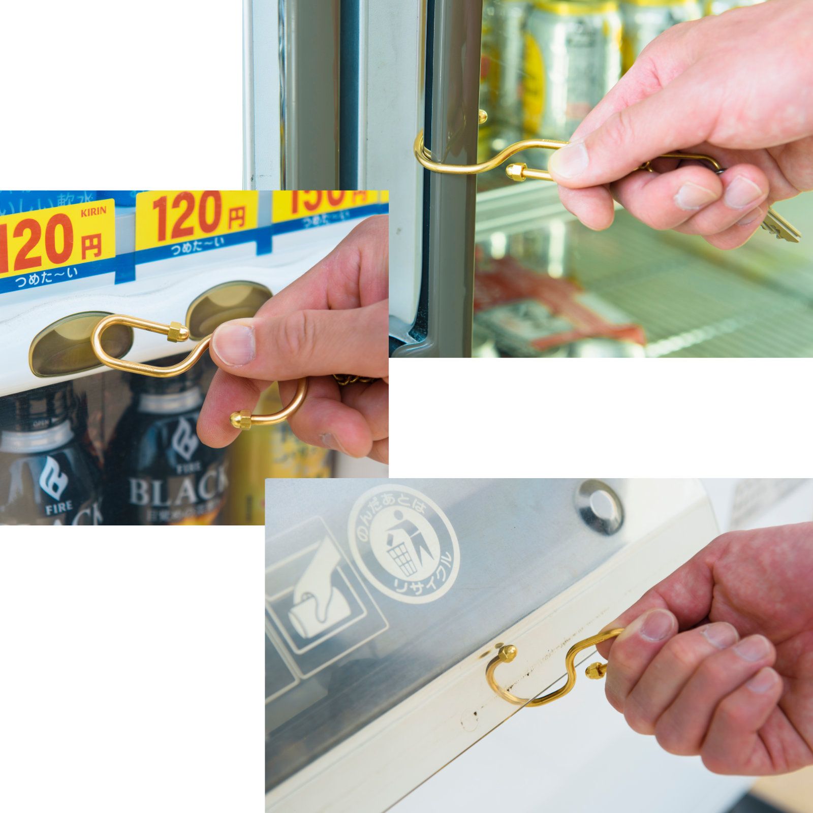 「CAPTAIN HOOK KEY RING」キーリング ブラック