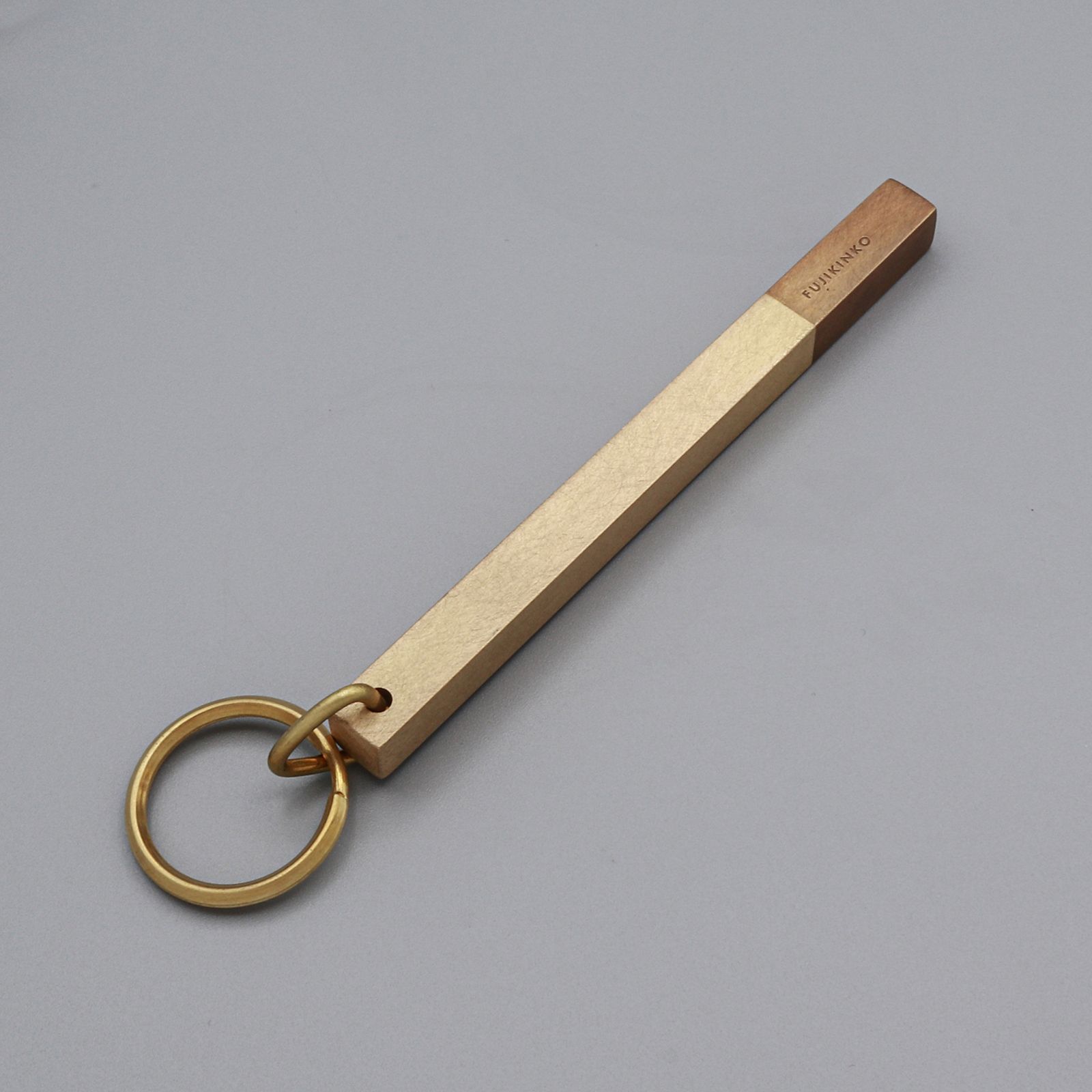「HOTEL KEY HOLDER 」キーリング ナチュラル×ヴィンテージ1/4