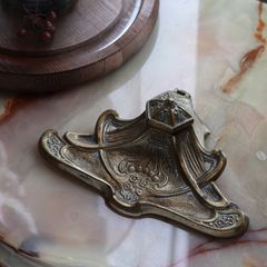 ブラス製インク壺  DINANDERIE 1920s アールヌーボー