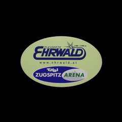 「ZUGSPITZE EHRWALD」ヴィンテージステッカー ヨーロッパ