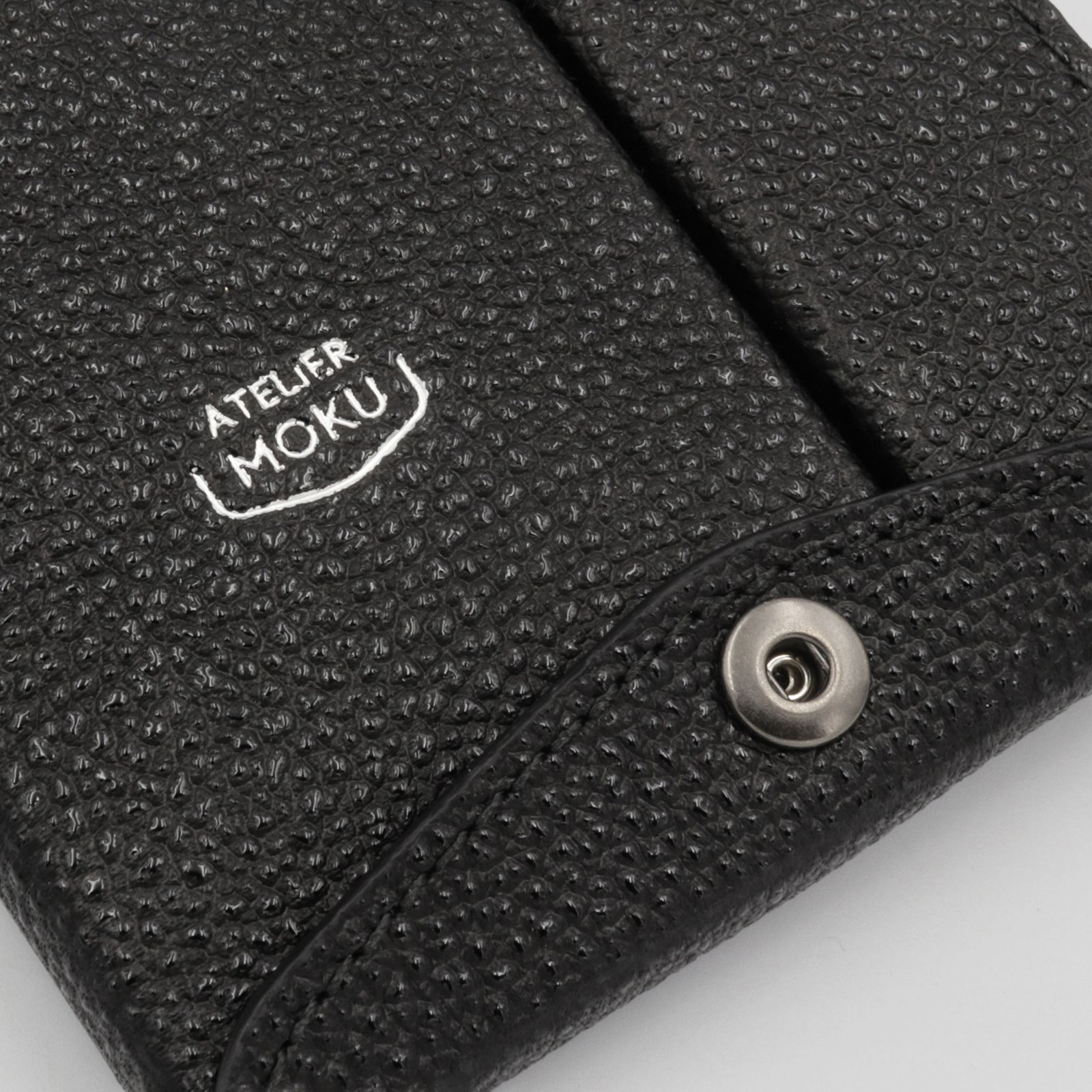 「小さく薄い財布SAKU ver.3 黒桟革」黒