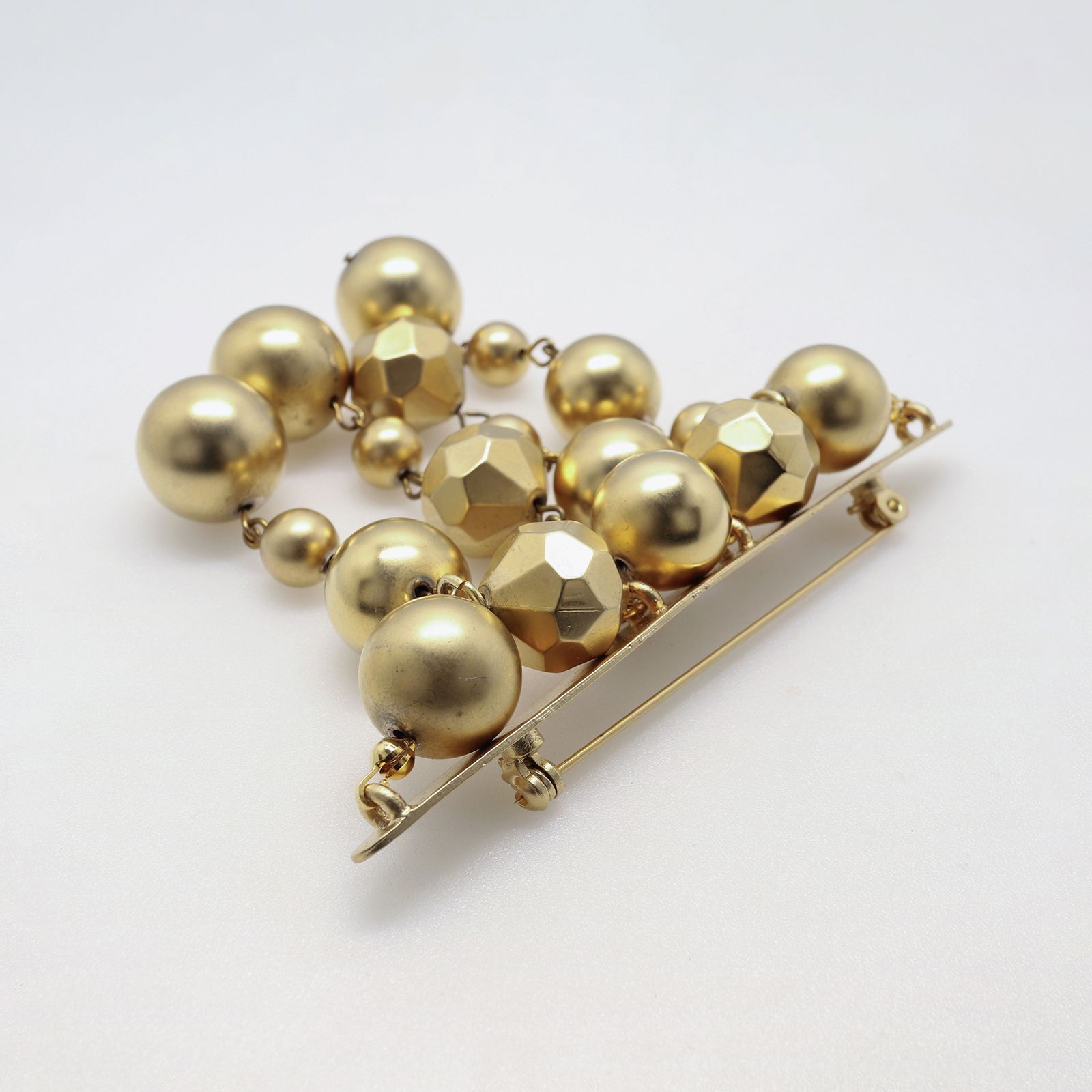 「メタルバブルシャワー」ブローチ ヨーロッパ