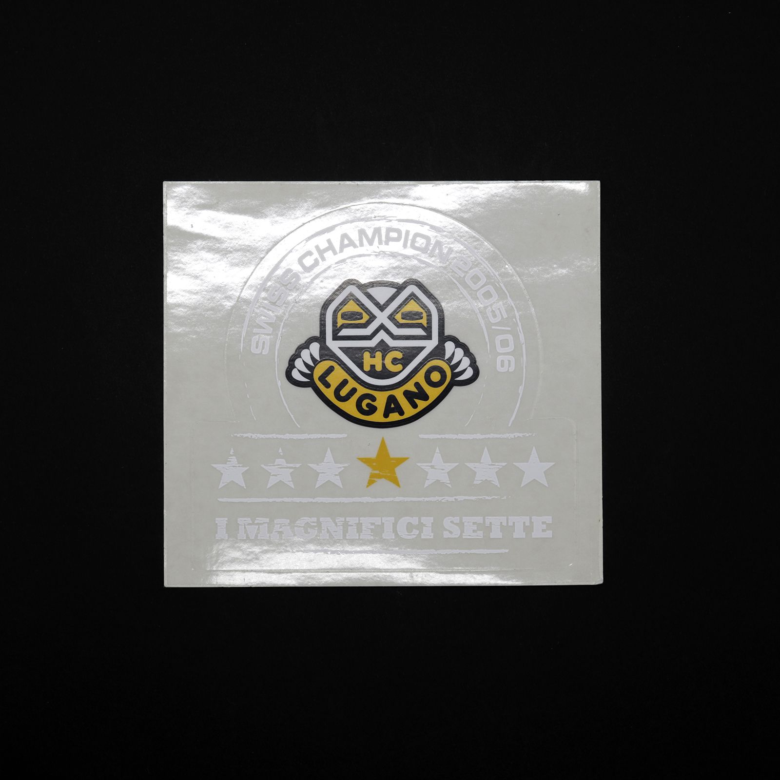「LAGANO SWISS CHAMPION 2005/06」ヴィンテージステッカー ヨーロッパ