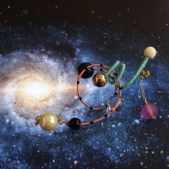「STICK Atome」ピアス（片耳）【La cosmologie de sachikoism】
