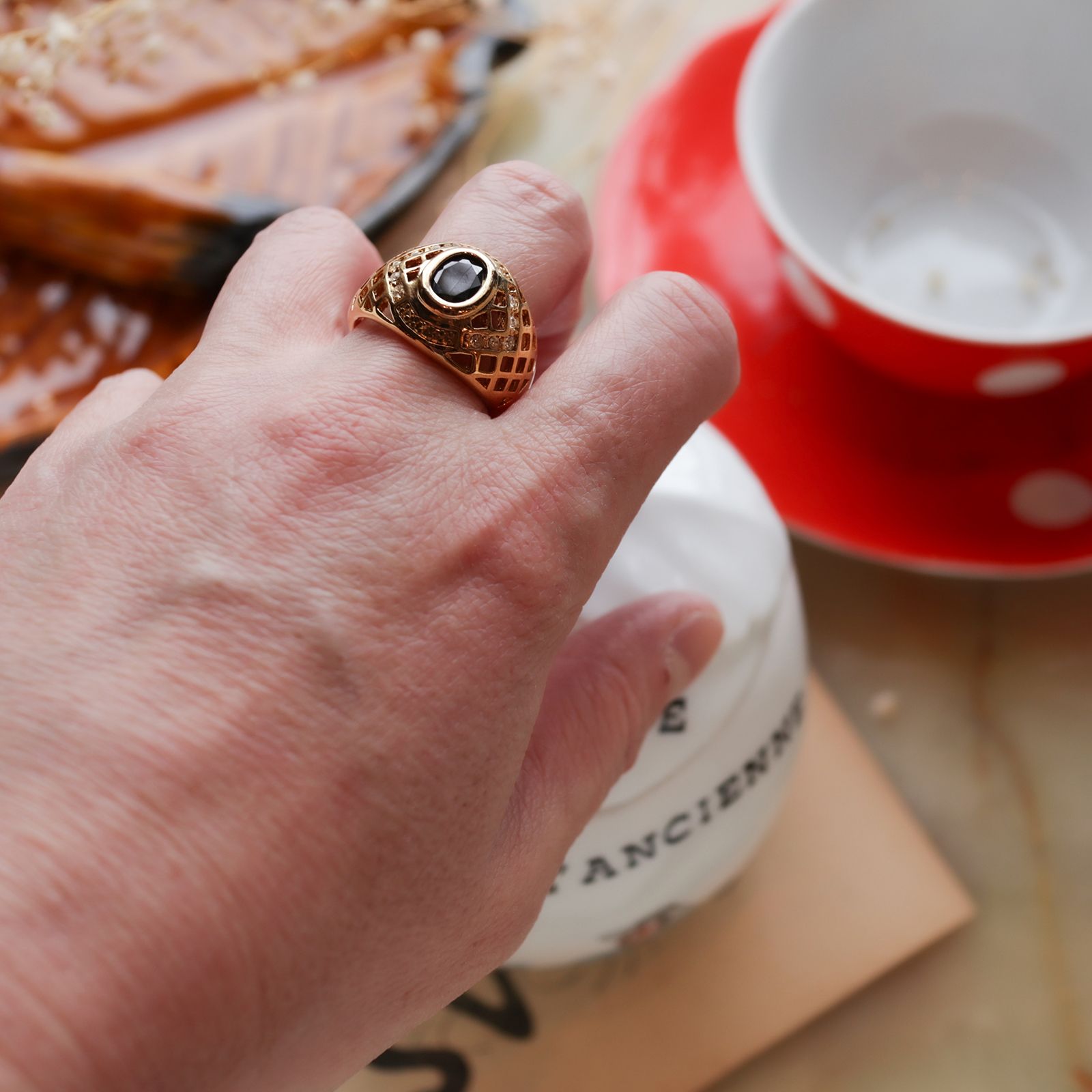 「ブラックアイ」デッドストックリング イギリス